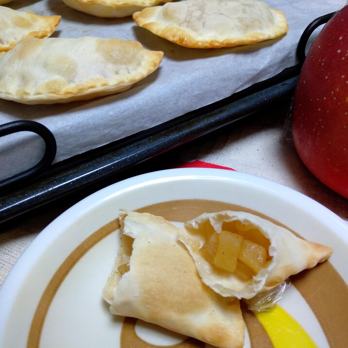 トースター＆餃子の皮deヘルシー＆時短アップルパイ